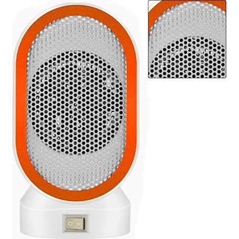 Mini-Heizgerät mit Schnellheizfunktion, Überhitzungsschutz, kleine Raumheizung für Zuhause, Tischheizung, roter EU-Stecker, 220 V (1/5)