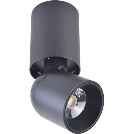 Faretto LED orientabile da soffitto Skadi Nero 8W 900Lm 4000K