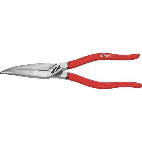 Wiha Pince demi-ronde Classic avec taillant, forme courbe, env. 40° 200 mm, 8" (26725)