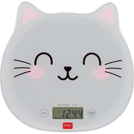 Küchenwaage legami kitty 5kg gehärtetes Glas Touch (1/3)
