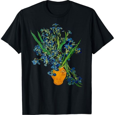 Iris en vase Peinture d'art moderne T-Shirt