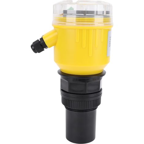 Compteur de niveau à ultrasons 0-10M DC24V LCD 4-20mA capteur d'eau pour la production d'énergie et l'exploitation minière jaune (1/5)