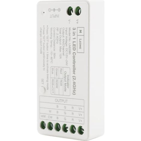 IluminaShop - Controlador Regulador Smarthome Led RGB/RGBW/RGB+CCT (1/3)