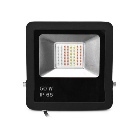Projecteur Extérieur LED Noir 50W RGB IP65 Télécommande RF Miidex Lighting® (1/5)