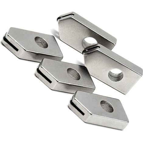 Lot de 5 lames de coupe de verre durables - Têtes de rechange pratiques pour couper les carreaux de verre et les miroirs (1/4)