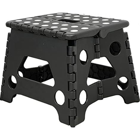 Tabouret pliant 80kg – Dimensions 23x19x19cm – Matériaux résistants – Pour chantiers et espaces confinés – Benson (1/5)