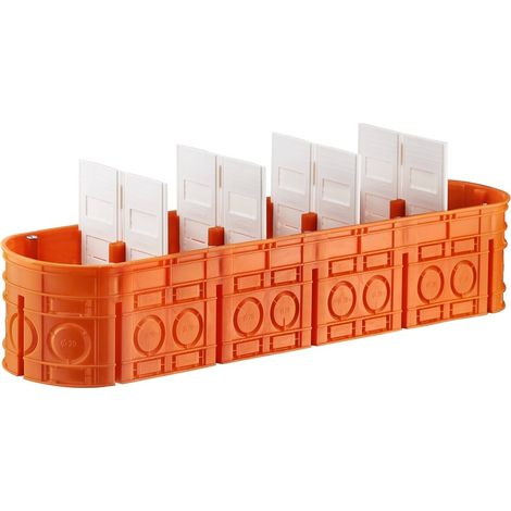 Caja empotrada, cinco polos 5xfi 60, Multiwall, M5x60F (1/2)