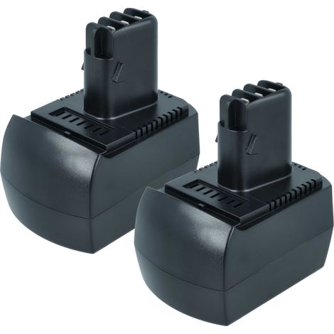 vhbw 2x Akku kompatibel mit Metabo ULA9.6-18 Werkzeug (3000 mAh, NiMH, 12 V)