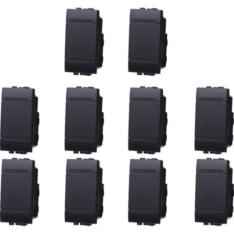 gloca 10er-Set Schalter 16A 250V Kompatibel mit Living-Serie (1/4)