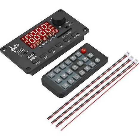 Module de décodage MP3 compatible Bluetooth prenant en charge les formats MP3, WMA, WAV, APE et FLAC. (1/5)