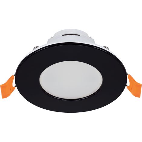 Spot LED Encastrable - 7W - CCT 3 Couleurs - IP54 - Noir - 90x40mm (1/4)