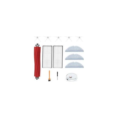 Kit De Remplacement Pour Roborock S7 T8Plus T7s S7 Maxv Ultra S8 Pro Ultra Aspirateur Robot, 1 Brosse Principale 5 Brosse Latérale