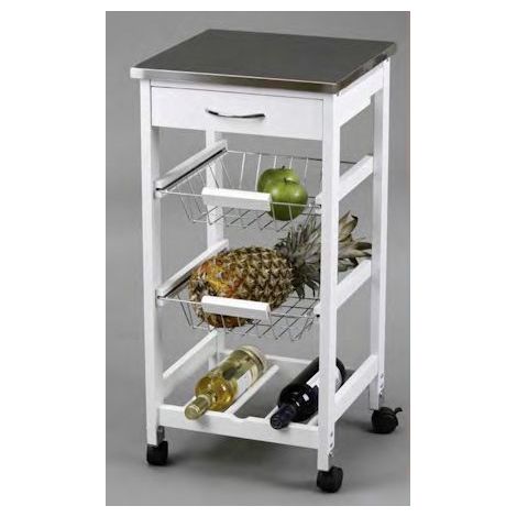 Carro de cocina 3 pisos inox