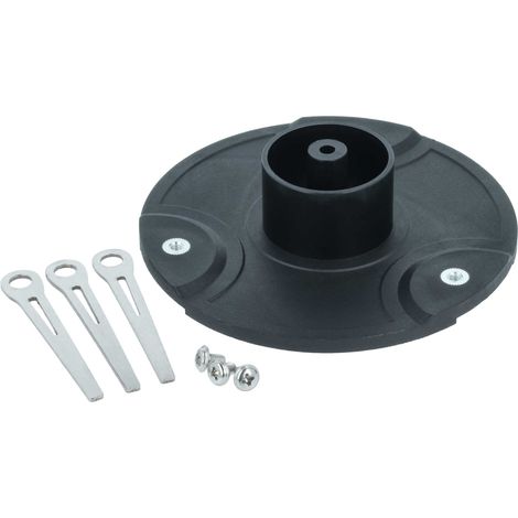 vhbw Set accessori da 7 pezzi sostituisce Gardena 5409-20 per tosaerba - 3x viti, 3x lame, 1x disco portacoltelli