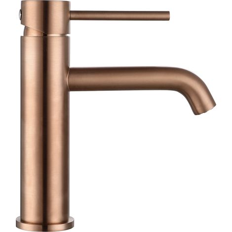 ROBINET DE LAVABO SUR PLAGE B205 ROSE DORÉ COLLECTION PÉNÉE (1/3)