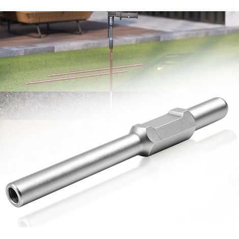 SDS HEX Tarière à clouer 257 mm, diamètre intérieur Ø 16,5 mm, diamètre extérieur Ø 22 mm, pour insérer la terre profonde, la tige de terre, le piquet de terre (1/5)