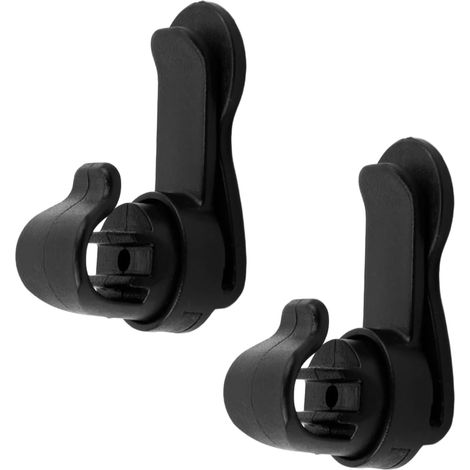 2 Pièces Clips Magnétique Noir pour Tube d'eau et Poche à Eau,pour Sac à Dos et Vessie d'Hydratation,Pince de Tuyau Amovible avec Aimant,pour Vélo et Randonnée (1/5)