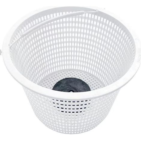 Cleaning accessories: 1070 Pool filter basket, small, sturdy 7-inch skimmer basket, white, wall-mounted skimmer accessory.--DTEKGAZ