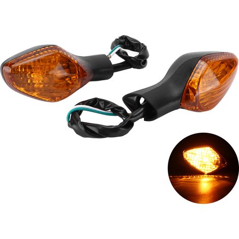 LED-Motorradblinker, 12 V, kompatibel mit Honda CBR500, CBR650, CTX700, CRF250L, NC700, 750 und MSX12, gelb (1/5)