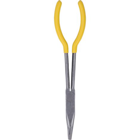 Pince à longue tige acier 45 pince à bec long fin coupe-fil pour réparation 28 cm coffret 1 pièce (1/5)
