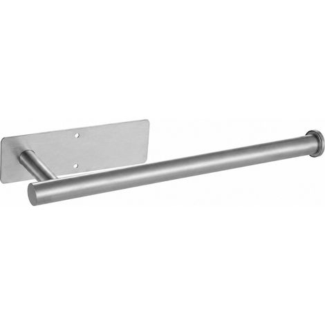 Porte-essuie-tout en acier inoxydable, sans perçage, pour placard, cuisine et salle de bain (1/5)
