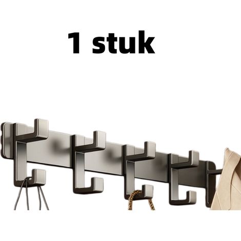 1 pièce - Crochet - Crochet de vêtements - Monté au mur - Forte capacité de charge - Fixation des vêtements au mur - 44, 3.5 (1/5)