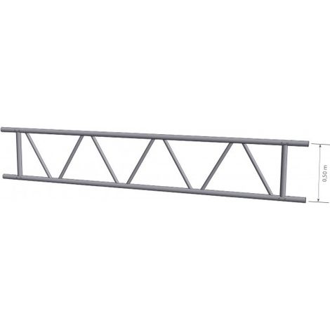 DUARIB - Poutre modulaire - hauteur : 0.5m - pour échafaudages F3000, F3000 ALU et MULTI 4X - aluminium