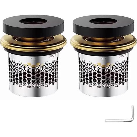 Robinets d'arrêt d'eau avec filtres, robinets anti-retour compatibles avec douche, robinets d'arrêt étanches compatibles avec salle de bain (1/5)
