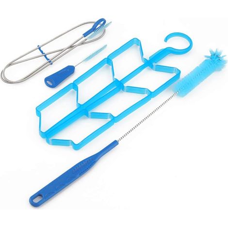 Kit de nettoyage portable 4 en 1 pour poche à eau, brosses et séchoir (1/5)