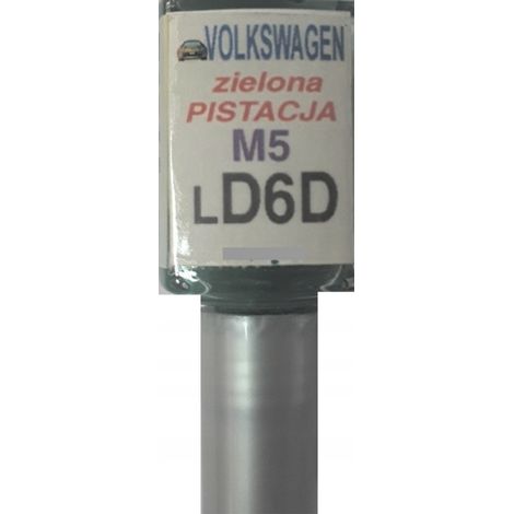 Retoque de pintura verde pistacho para VW LD6D M5 para corregir arañazos. (1/5)