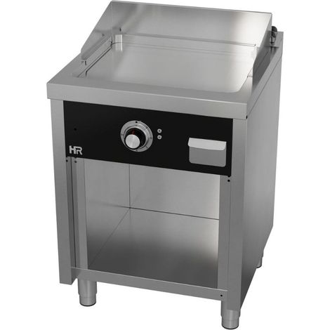 Fry top électrique sur placard 600 chromée - HR Fainca