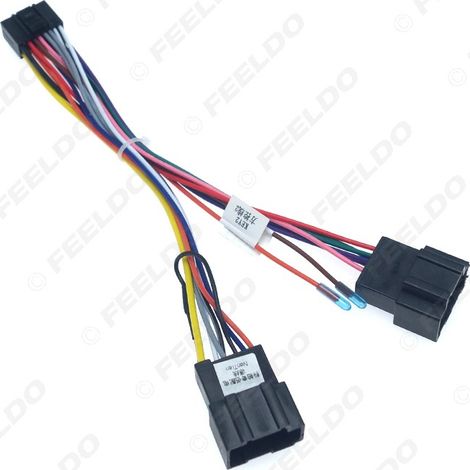 16-pin power cable compatible with the Android audio system of the Chevrolet Captiva, cable for car audio modification speakers (1/5)