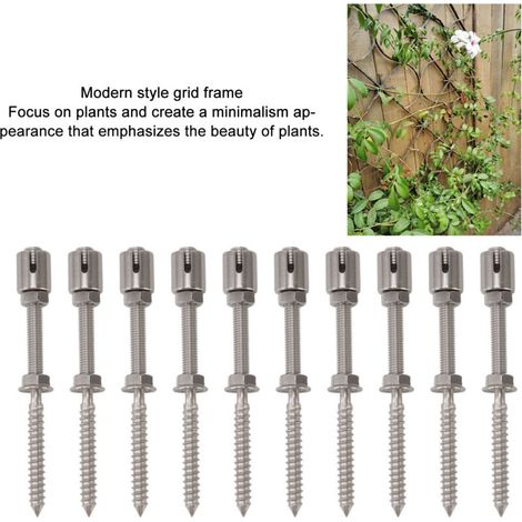 Grille Murale Flexible - Modèle Standard - Trépied Métal Treillis Flexible pour Plantes Grimpantes Avec Kit de Montage et Fil d'Assemblage Sans Fil (1/4)
