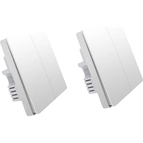 Interruttore intelligente, tecnologia ZigBee, funzioni di controllo remoto, colore giallo chiaro (1/2)