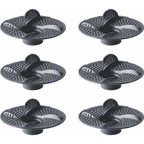 Haarfilter für Abflüsse - 6-teiliges Set - für Bodenabläufe - Duschfilter - Duschsieb für Zuhause - Wohnzimmer - Badezimmer - Badewanne - Wa (1/5)