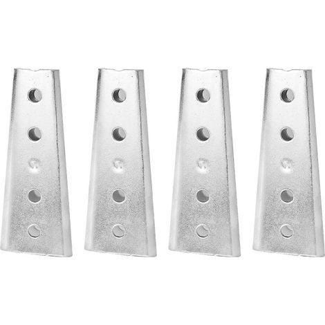 paires de loquets pour canapé, boucles de fixation pour canapé, supports de connexion pour canapé, accessoires de fixation pour meubles-12.00X4.90X1.70CM-Silver (1/3)