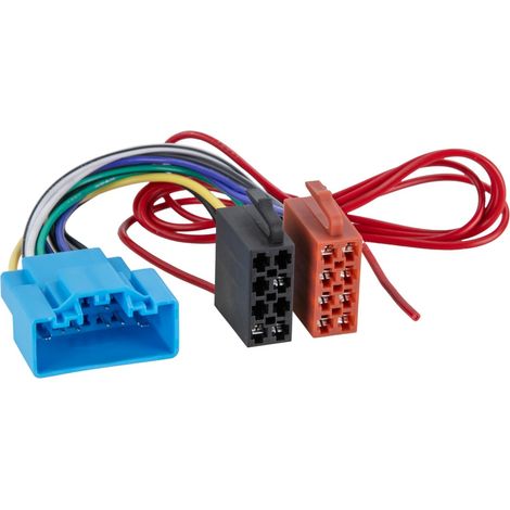 Adaptateur ISO compatible avec Citroen Opel Peugeot 12 Broches PSA