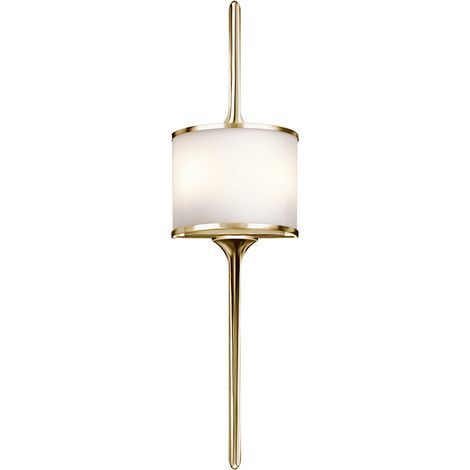 Elstead Mona - Applique per bagno a 2 luci Ottone lucido IP44, G9 (1/3)