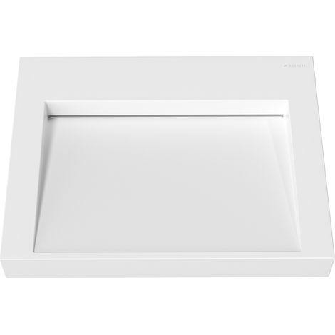Plan vasque Solid Surface Balneo VELORIA blanc 60 cm (1/5)