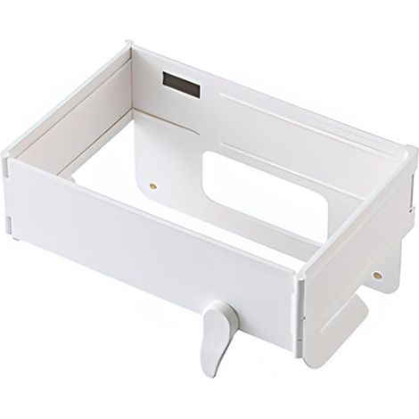 Support de sac poubelle pliable, organiseur de sac poubelle à suspendre pour portes d'armoires de cuisine