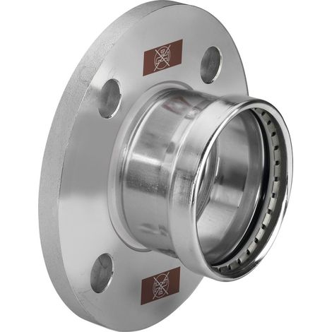 Viega Transizione flangiata XL Temponox, DN 80, d 88,9mm, n 4 acciaio inossidabile modello 1759.1XL, 811266