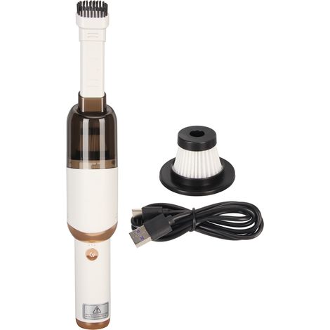 Aspirateur à main Q9 120W sans fil, puissant aspirateur portatif, forte aspiration, machine de nettoyage blanc (1/5)