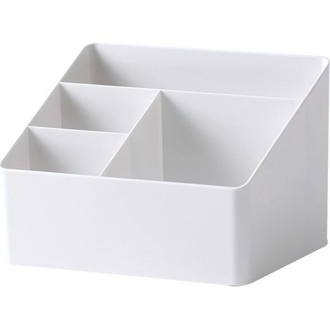 Boîte de Rangement Bureau Organisateur Cosmétiques Plastique Multifonctionnel Compact Design Moderne pour Maison et Bureau (1/5)