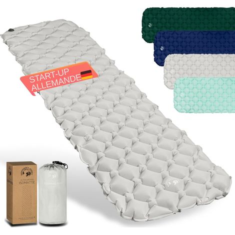 Matelas randonnée Ultra léger - Matelas Gonflable Compact pour Matelas Camping 1 Place, idéal Trek, Bivouac, Outdoor & bikepacking (1/5)