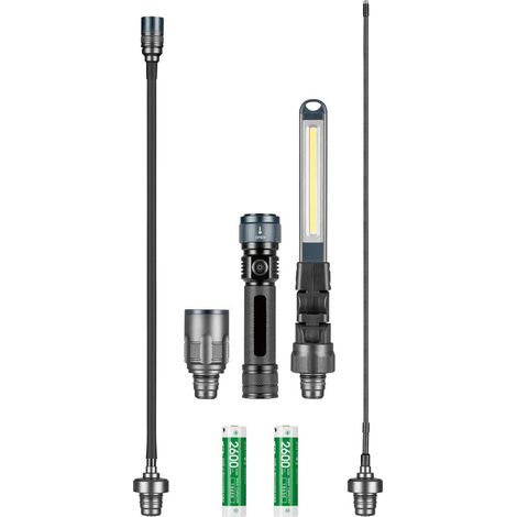 Arbeitslampen Satz mit 2 Akkus Multi Light LED mit verschiedene Adapter 2 x Akku (1/5)