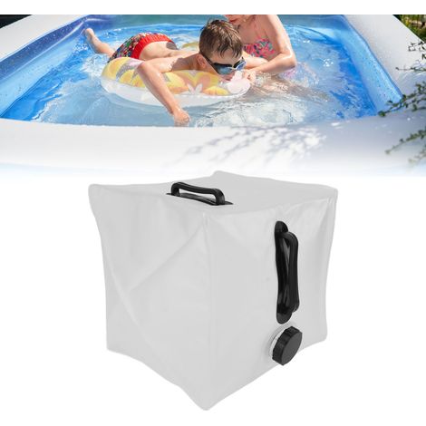 Sac de sable pliable transparent de 20 L pour piscine, avec double poignée pour un transport et une utilisation faciles (Modèle 2) (1/5)