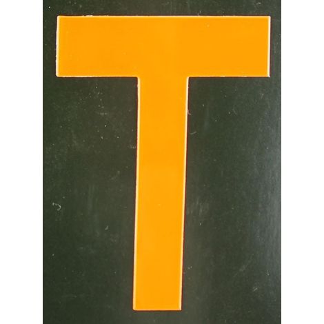 Conacord Reflektierender Klebebuchstabe T orange T Klebebuchstaben & Zahlen (1/2)