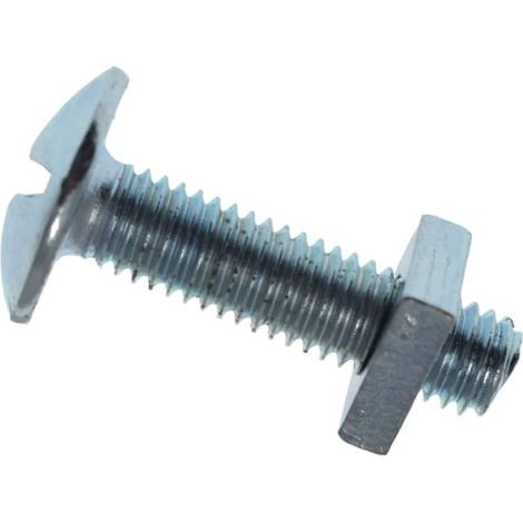METALMATE Roofing Bolt & Nut Zp M5 x 16mm Box 50 - MEMRBN0516