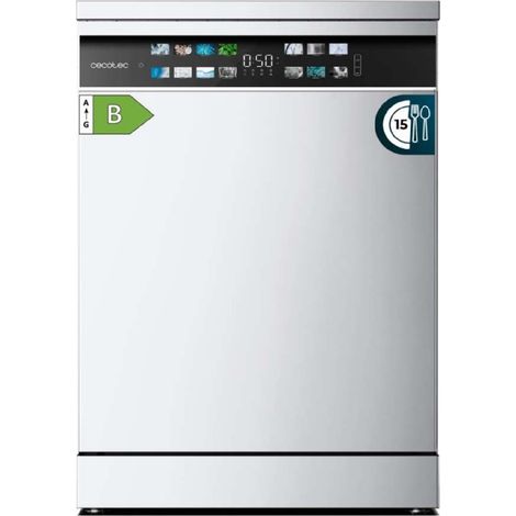 Lavastoviglie da 60 cm, 14 coperti, 8 programmi e 44 db con modalità Comfort Wash e colore dark.