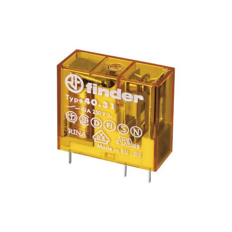 Relais 110vac 1cto Geschaltet 10a/250vac Finder  40.31.8.110.0000